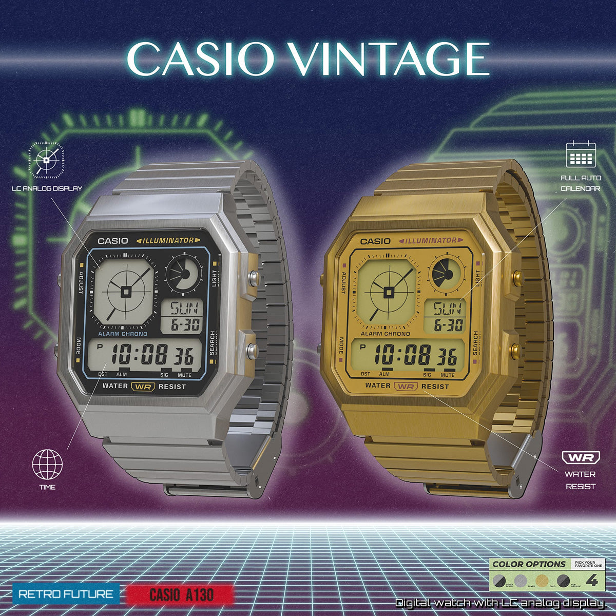 CASIO EU WATCHES Mod. A130WE-1AEF