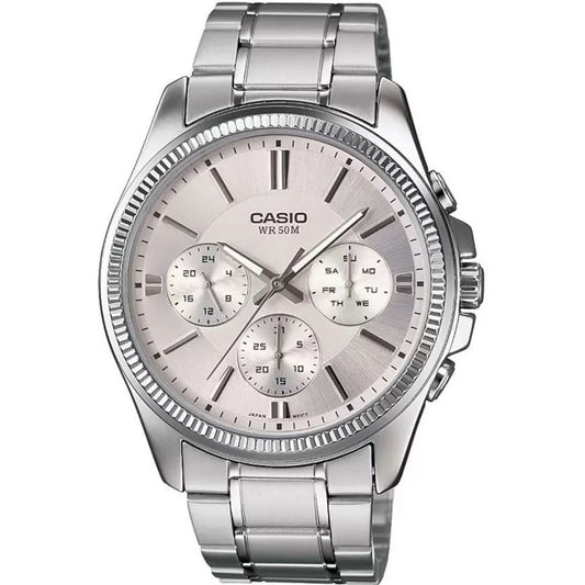 CASIO Mod. DAY DATE MULTIFUNCTION - ARGENT