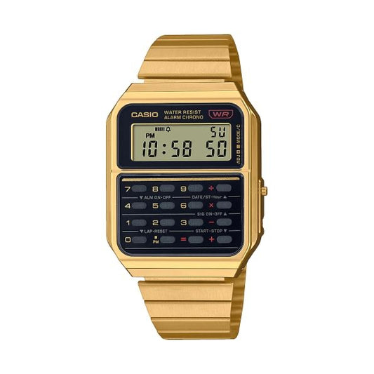 CASIO VINTAGE Mod. CALCULATOR EDGY COLLECTION - GOLD