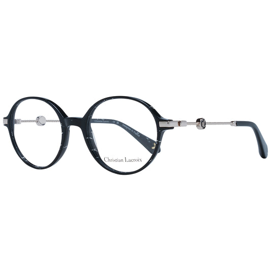 CHRISTIAN LACROIX MOD. CL1142 50041 stylish lady's eyewear with elegant black frames and round lenses.