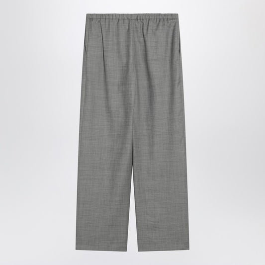 Loulou Studio Gray wide pants with drawstring