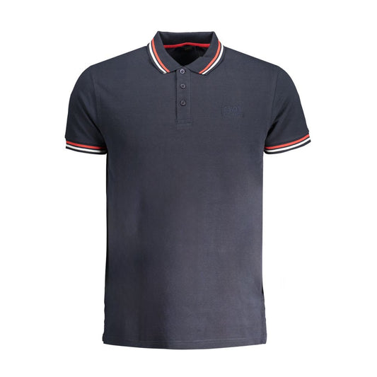 Cavalli Class Blue Cotton Men's Polo Shirt