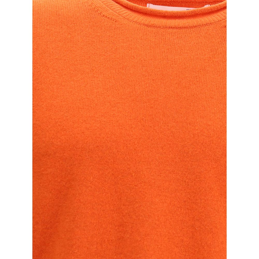 Comme Des Garçons Orange Wool Sweatshirt