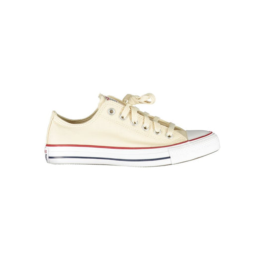 Alt Tag: Converse Beige Cotton Women Sneaker with iconic logo, featuring beige tones and stylish design, perfect for trendy wear.