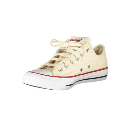 Converse Beige Cotton Women Sneaker with iconic logo and chic design, perfect blend of style and comfort in beige tones.