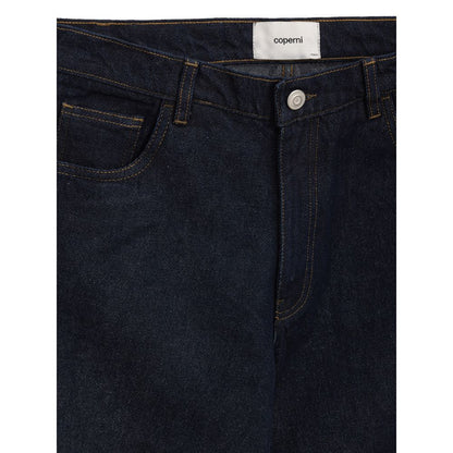 Coperni Blue Cotton High-Waisted Jean