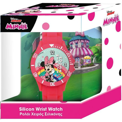 Disney Minnie Mouse silicone wrist watch in colorful official packaging