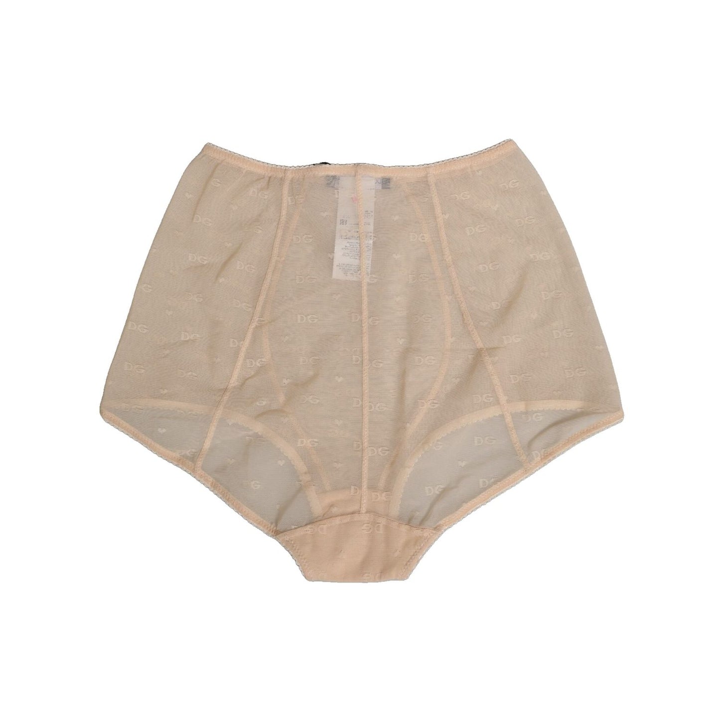 Dolce & Gabbana Beige Nylon High Waist Girdle Panty Underwear