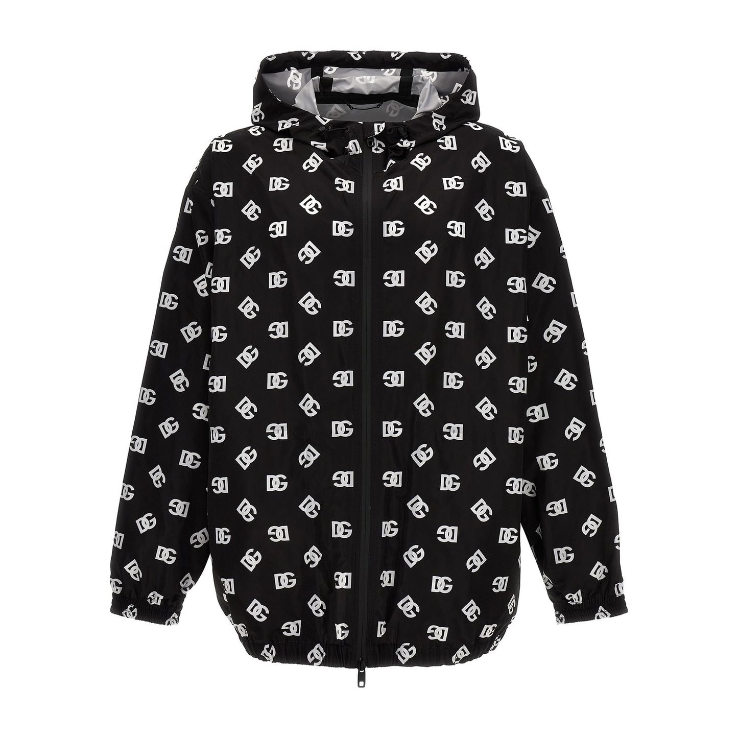 Dolce & Gabbana Bicolor Polyester Shell Jacket