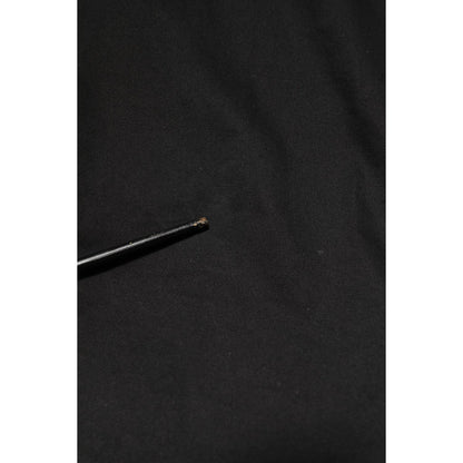 Dolce & Gabbana Black Cotton Tapered Men Formal Trousers Pants