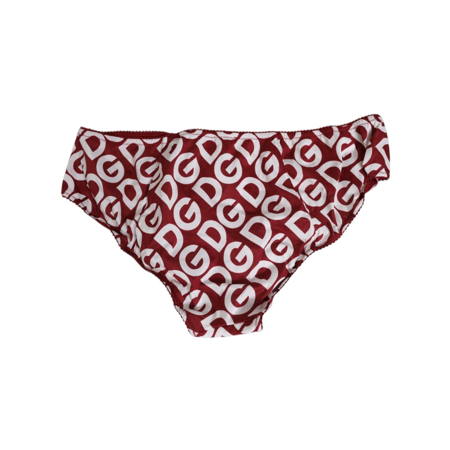 Dolce & Gabbana Bordeaux DG Logo Slip Bottom Brief Underwear