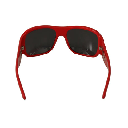 Dolce & Gabbana DG4027 Red Crystal Black Lens Shades Sunglasses