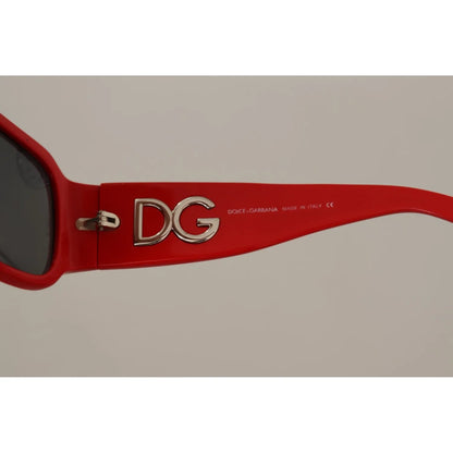 Dolce & Gabbana DG4027 Red Crystal Black Lens Shades Sunglasses