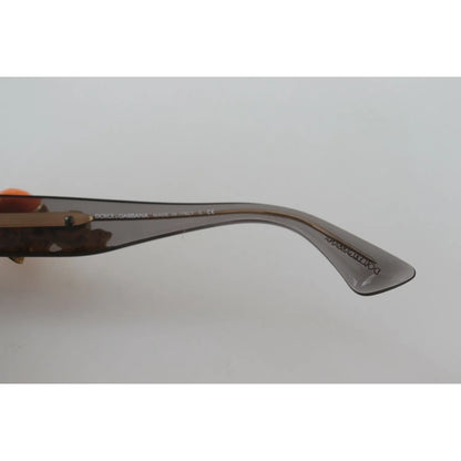 Dolce & Gabbana DG4283B Acetate Crystals Orange Appliques Sunglasses