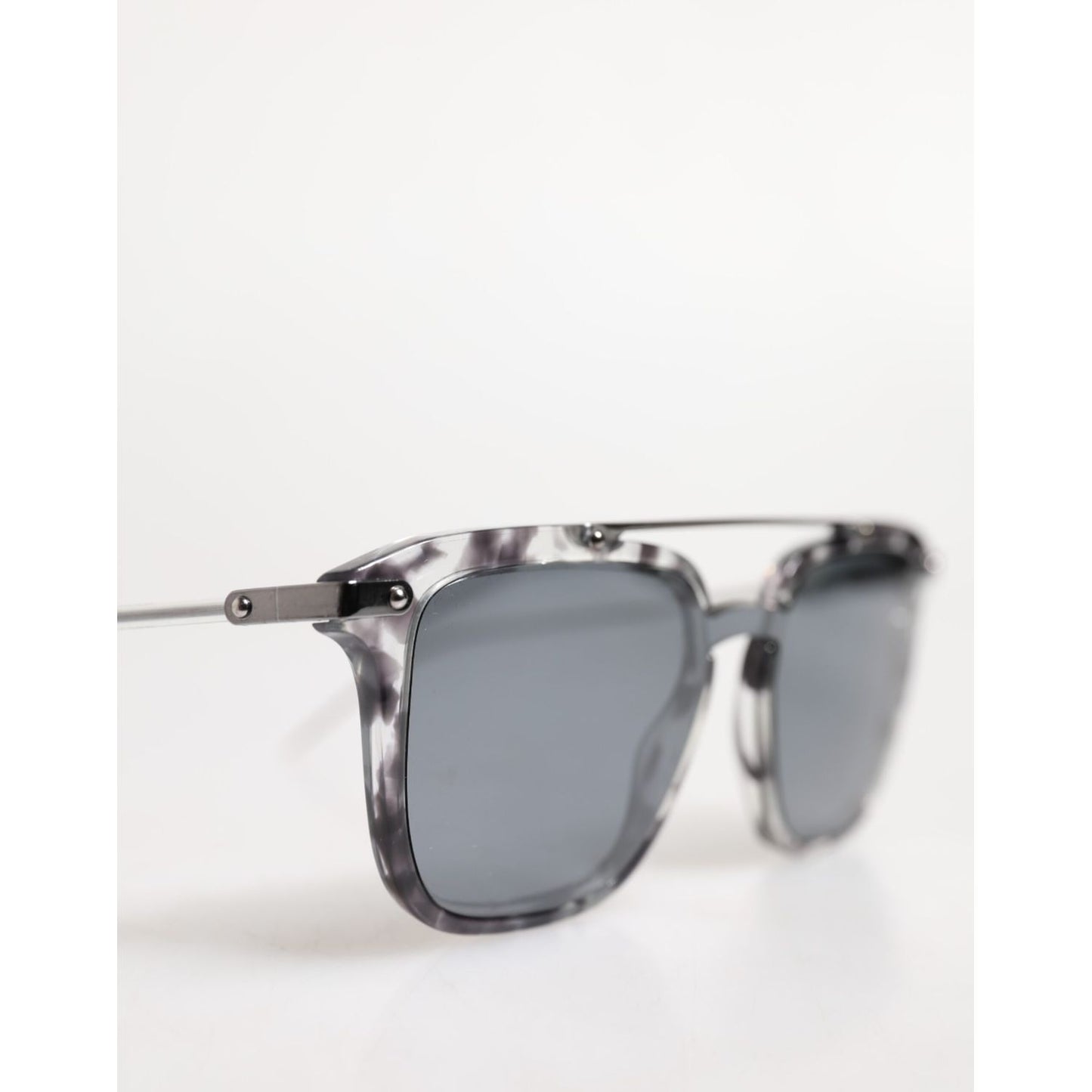 Dolce & Gabbana Gray Havana Acetate Square DG4327 Eyewear Sunglasses