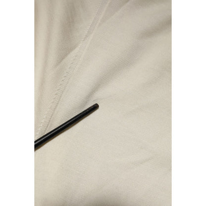 Dolce & Gabbana Ivory Virgin Wool Men V-Neck Knit Sweater