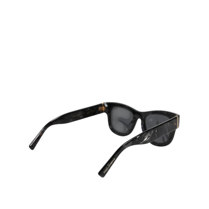 Dolce & Gabbana Pearl White Acetate Frame Domenico Deep Shades Sunglasses