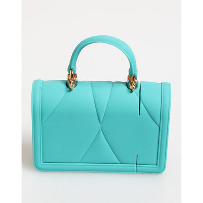 Dolce & Gabbana Turquoise Silicone Devotion Heart Cover Bag Airpods Case