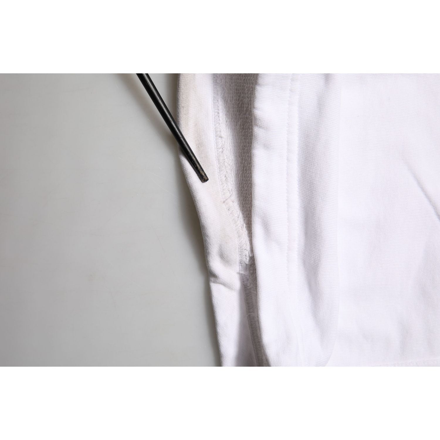 Dolce & Gabbana White Cotton Cargo Trousers Logo Patch Pants