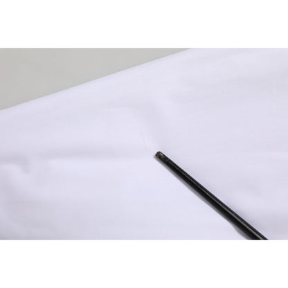 Dolce & Gabbana White Cotton Collared Dress Formal Shirt Top