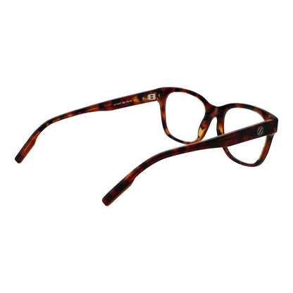Ermenegildo Zegna Red Acetate Glasses (Frames) showcasing rectangle full-rim design with demo lenses and branded case included.