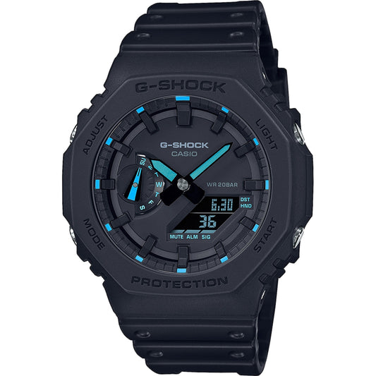 CASIO G-SHOCK Mod. OAK - Neon Blue Index GA-2100-1A2ER
