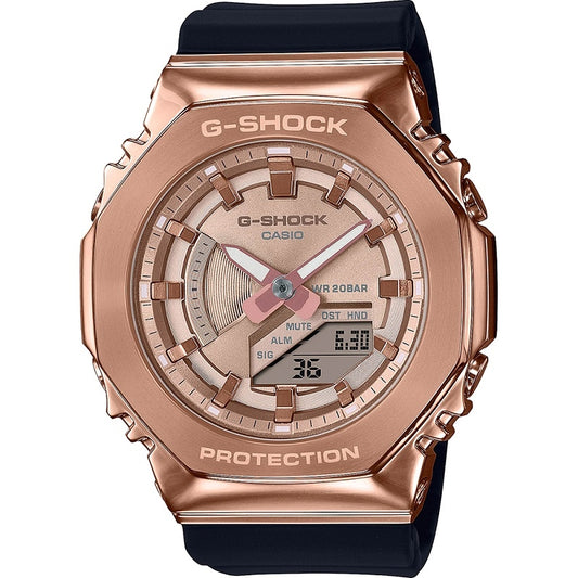 CASIO G-SHOCK Mod. OAK METAL COVERED COMPACT - PINK GOLD SERIE GM-S2100PG-1A4ER