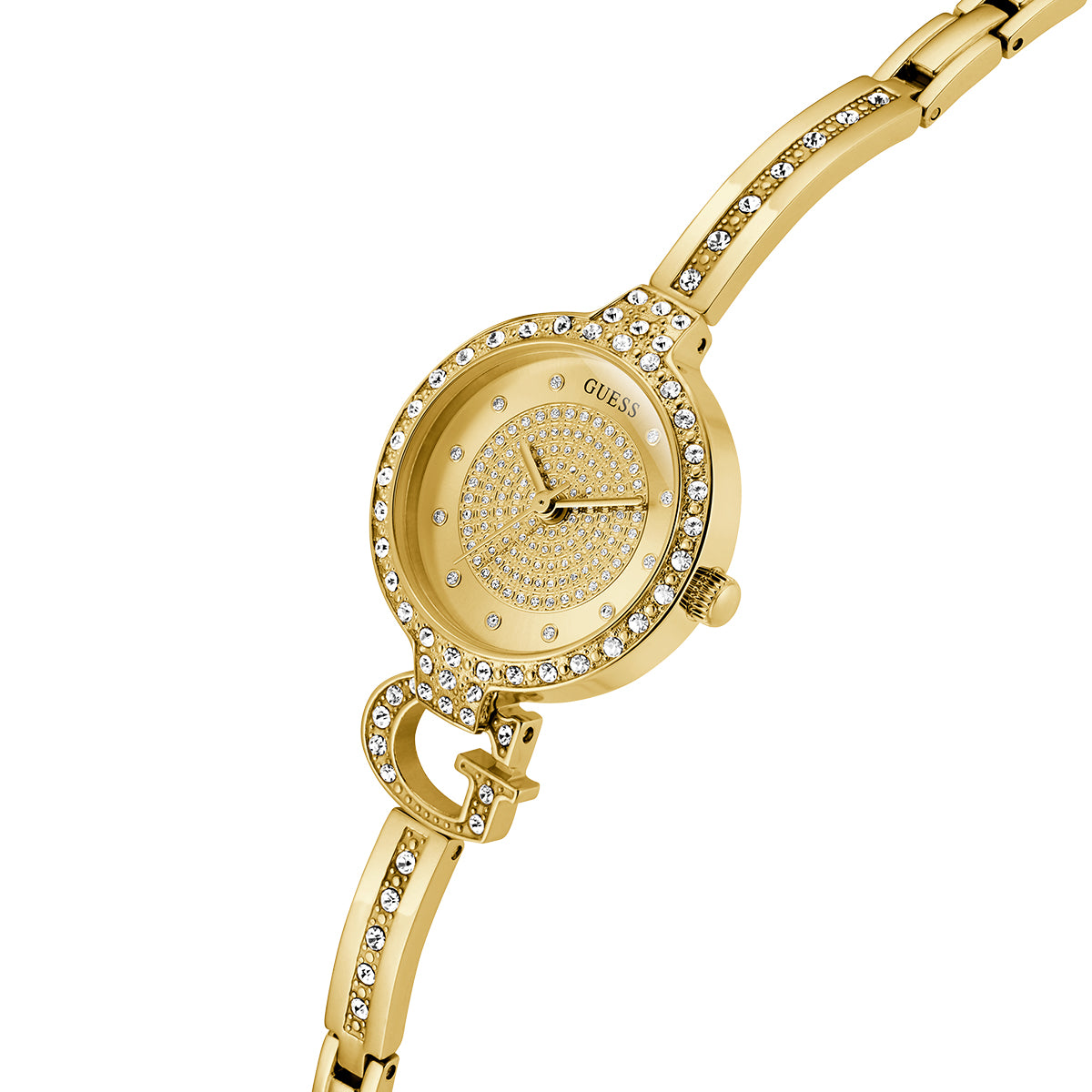 GUESS Mod. GISELLE gold bracelet watch with crystal details