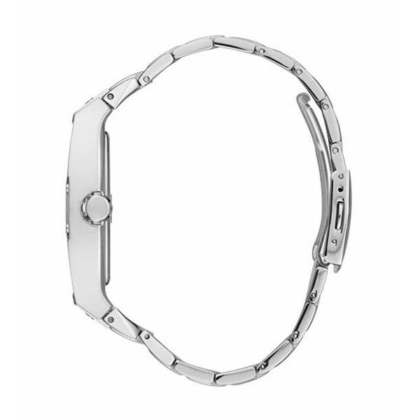Side view of GUESS Mod. GW0094G1 watch in silver 925°, 43 mm case, quartz analog movement, water-resistant 5 ATM.