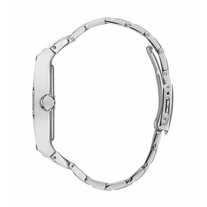Side view of GUESS Mod. GW0094G1 watch in silver 925°, 43 mm case, quartz analog movement, water-resistant 5 ATM.