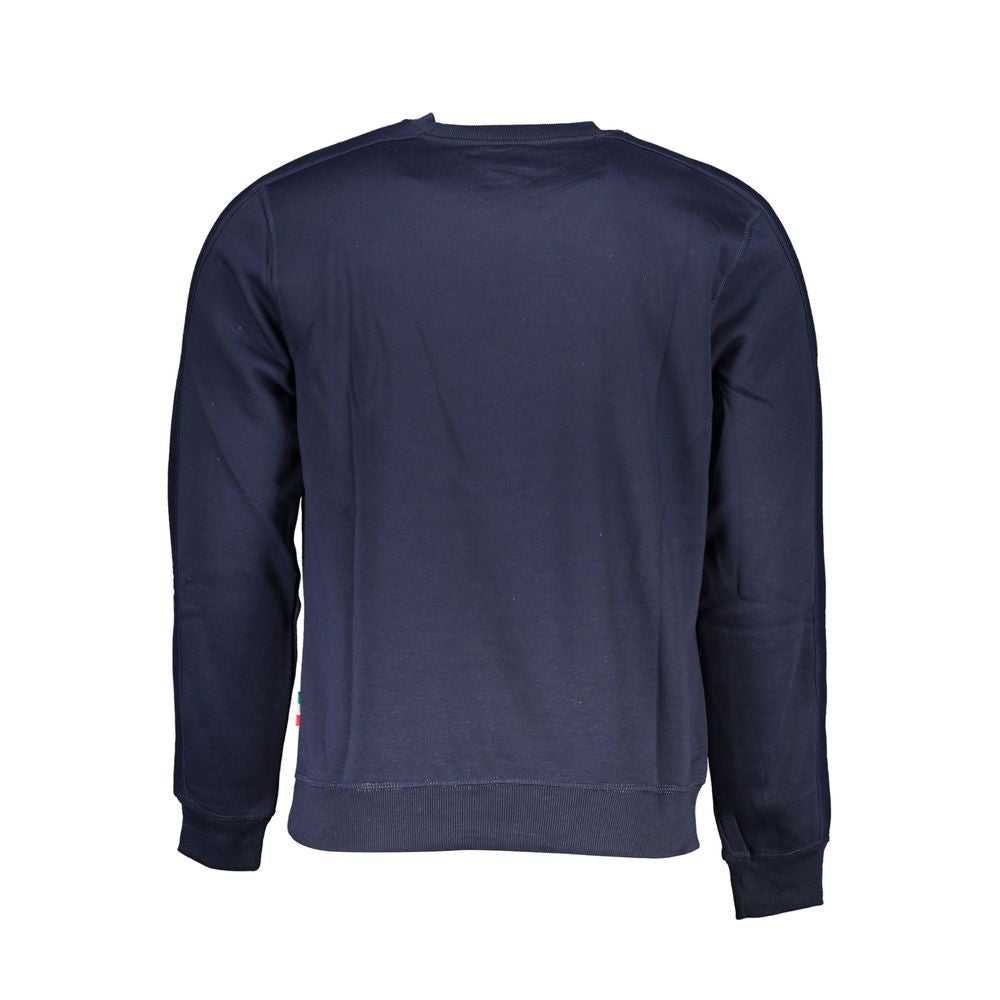 Gianmarco Venturi Blue Cotton Sweatshirt
