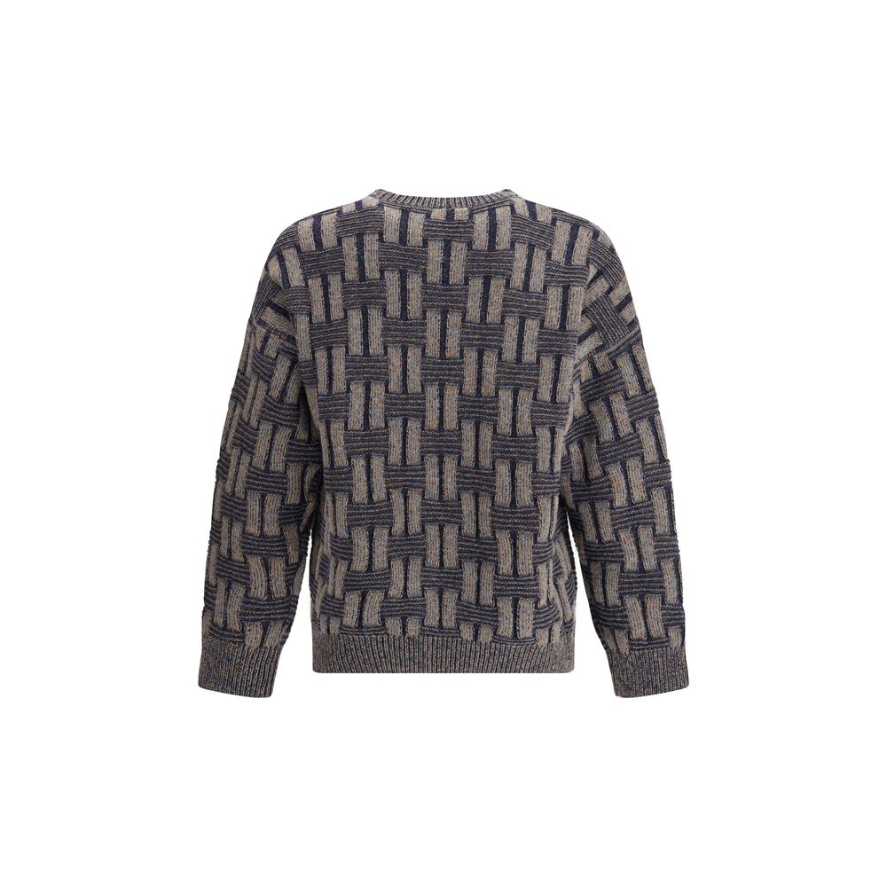 Giorgio Armani Multicolor Wool Sweatshirt