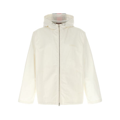 Gucci White Cotton Shell Jacket