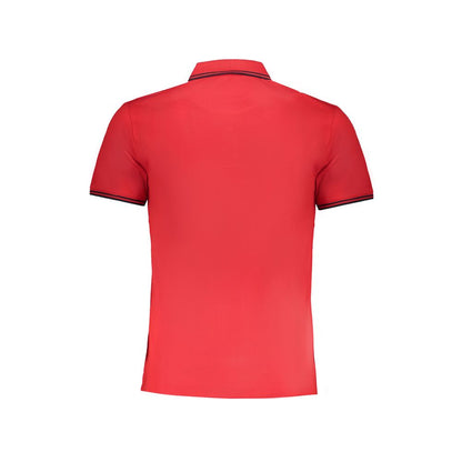 Harmont & Blaine Rosso Cotton Men Polo Shirt