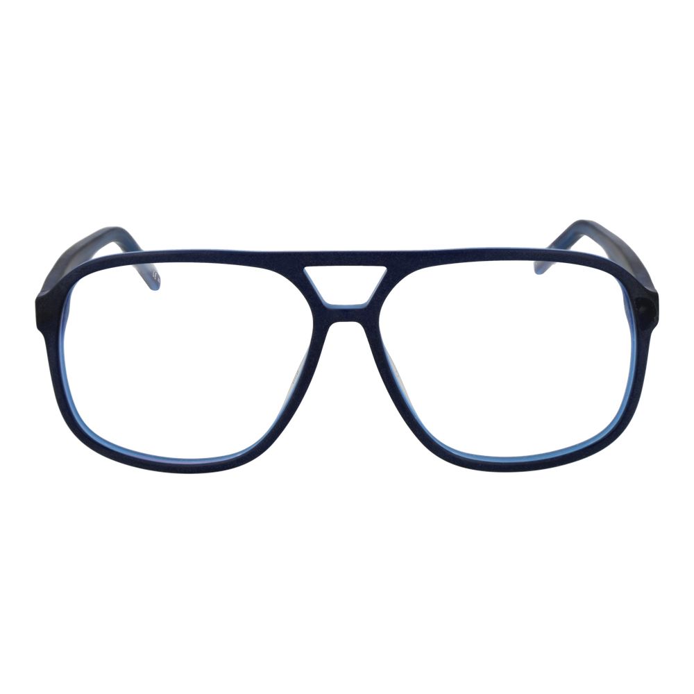 Hugo Boss Blue Acetate Glasses (Frames) with full-rim, aviator style and spring hinge, ideal for men. Size: 59-13-145.