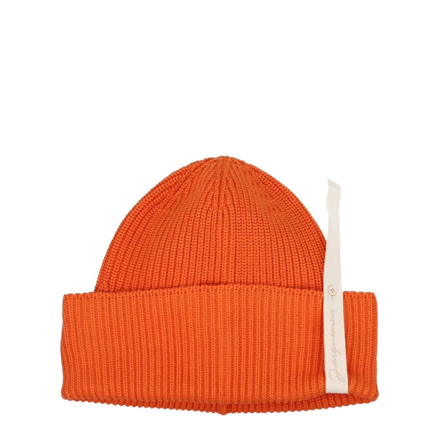 Jacquemus Orange Cotton Beanie