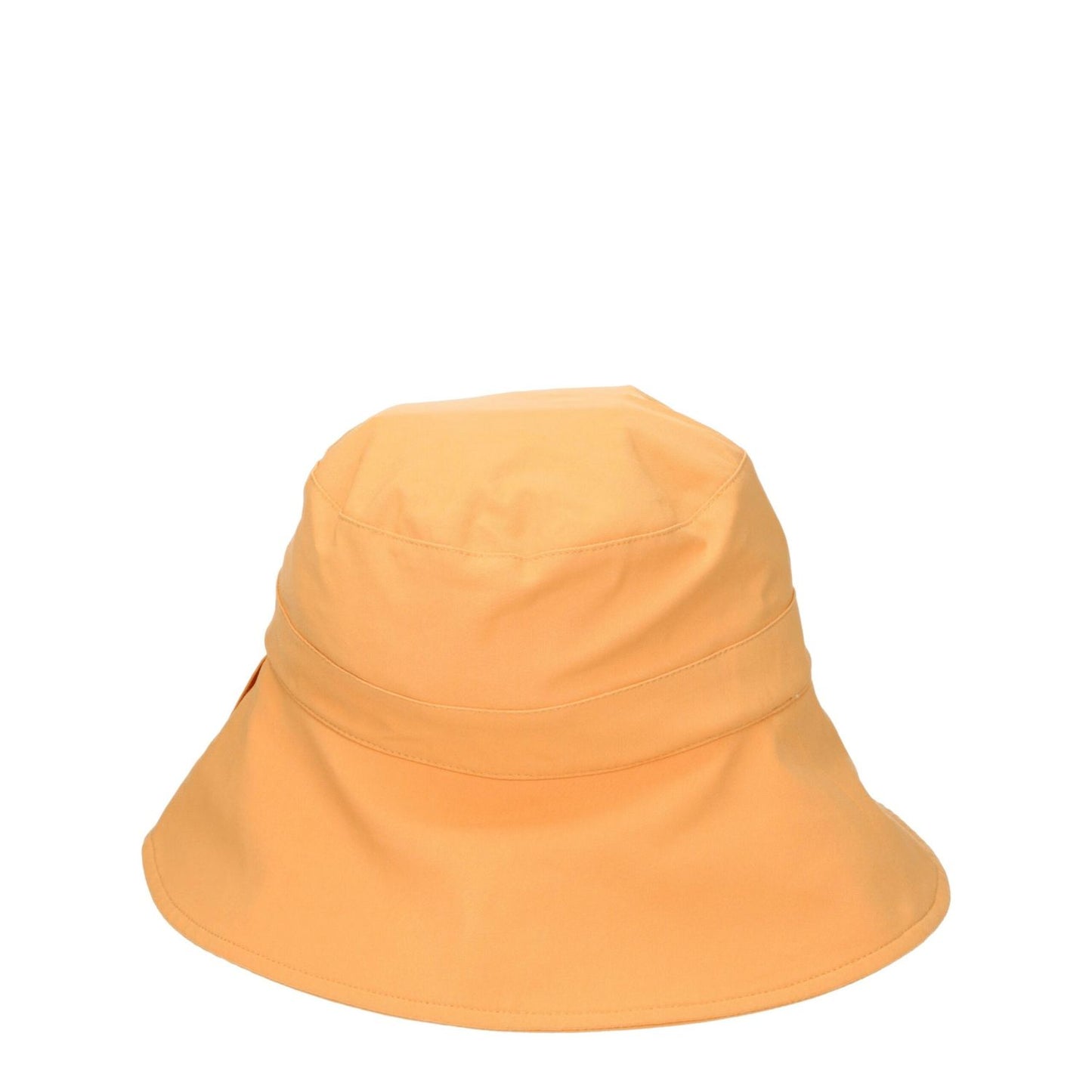 Jacquemus Orange Polyamide Bucket Hat in light orange, casual style, 55% polyamide, 36% cotton, 9% elastane, MPN 235AC4481402750.