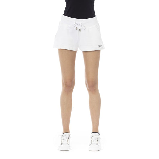 Just Cavalli White Cotton Women's Sweatshorts