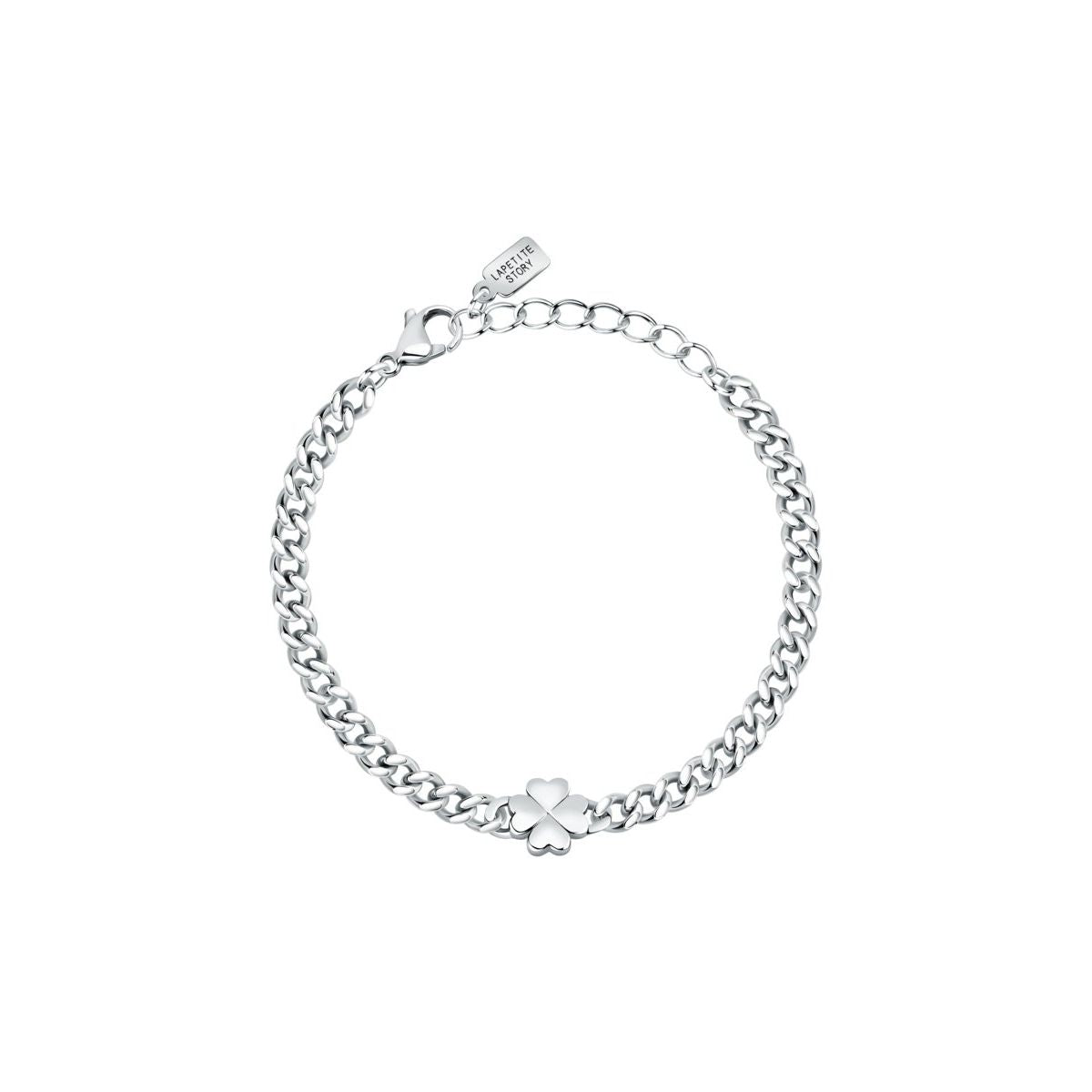 Silver bracelet with heart charm, LA PETITE STORY JEWELRY Mod. LPS05ARR78.