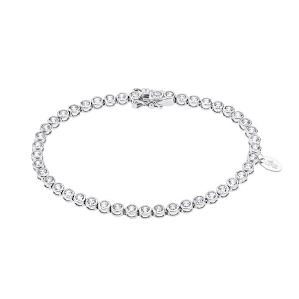 LOTUS JEWELS JEWELRY Mod. LP1920-2/1 bracelet on white background, showcasing elegant design.