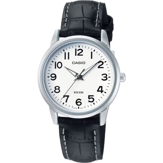 CASIO COLLECTION Mod. LADY 3H - LEATHER. WHITE LTP-1303PL-7BVDF