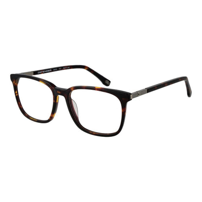 Land Rover Brown Acetate Glasses (Frames) for men, square full-rim design, 54-17-145 size, demo lenses, includes branded case.