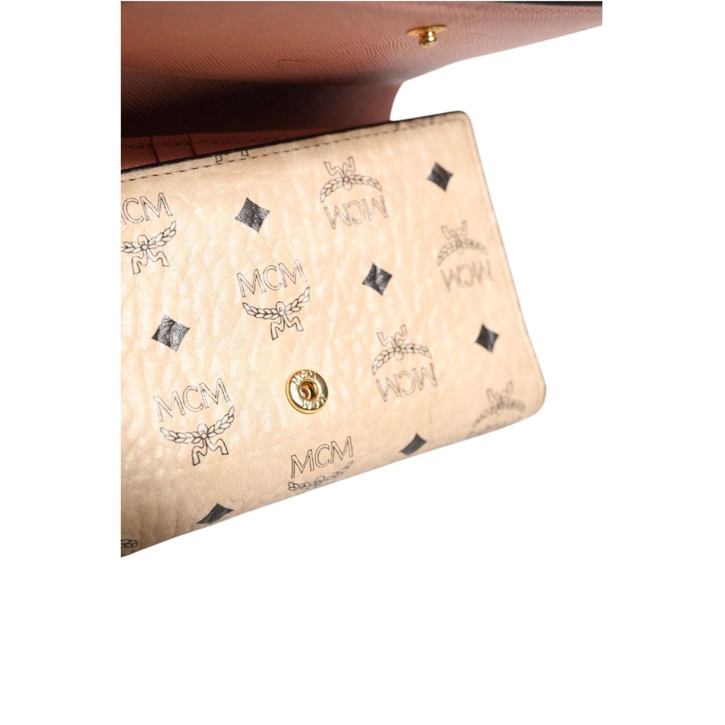 MCM Visetos Rabbit Compact Wallet