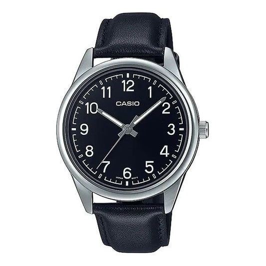 CASIO COLLECTION Mod. CASUAL. LEATHER - BLACK-0