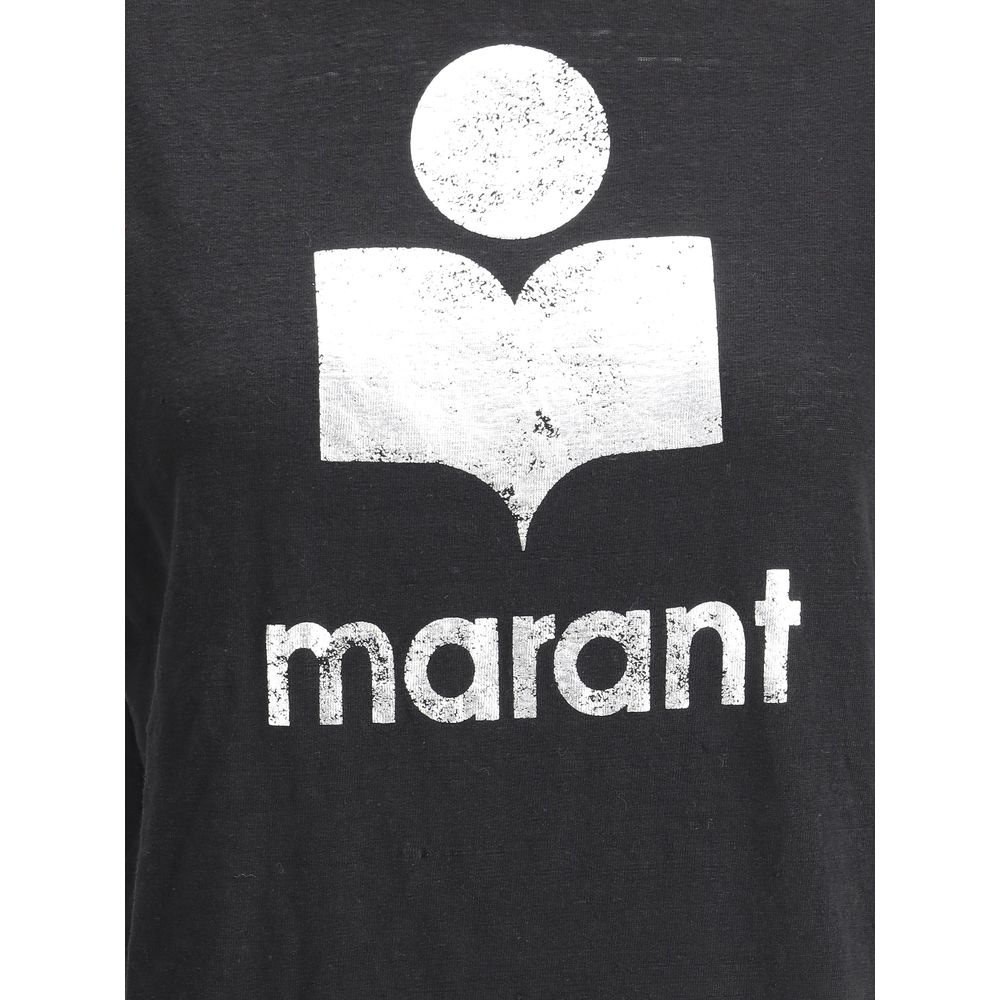 Marant Etoile Black Linen T-Shirt