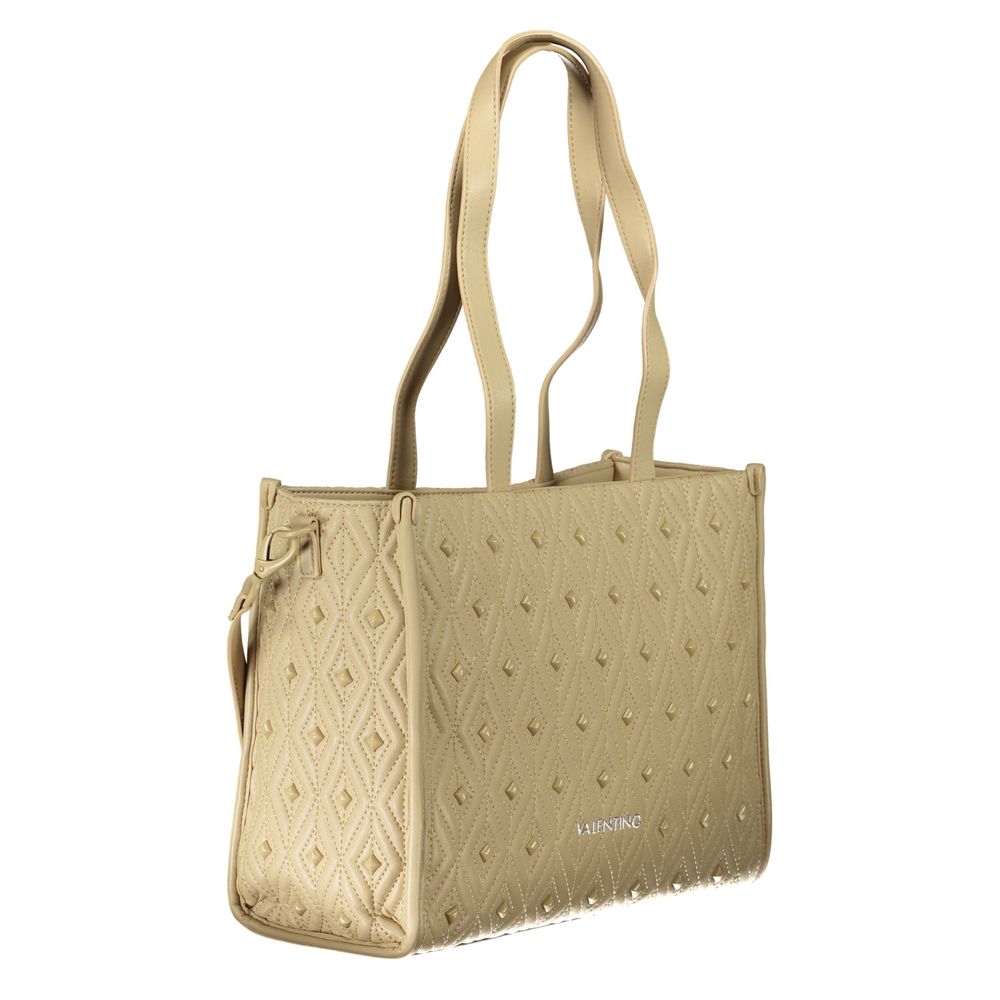 Mario Valentino Beige Polyester Handbag