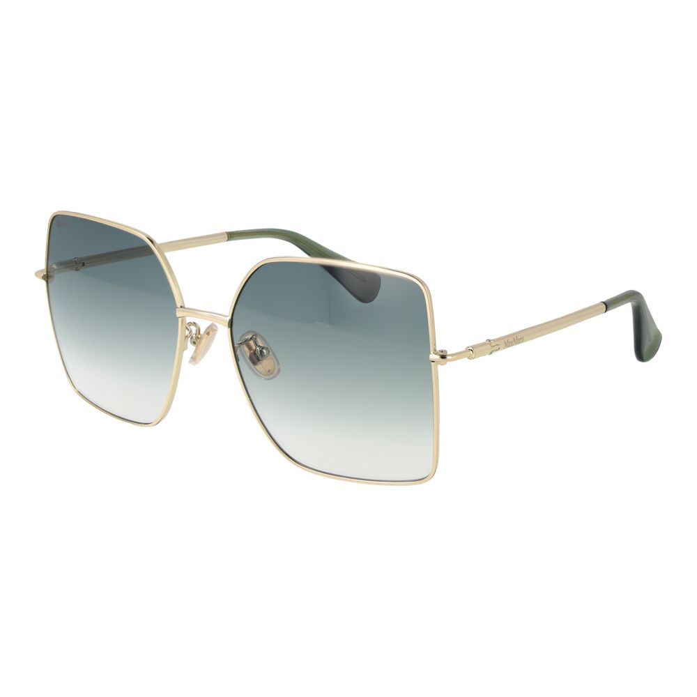 Max Mara Gold Metal Sunglasses