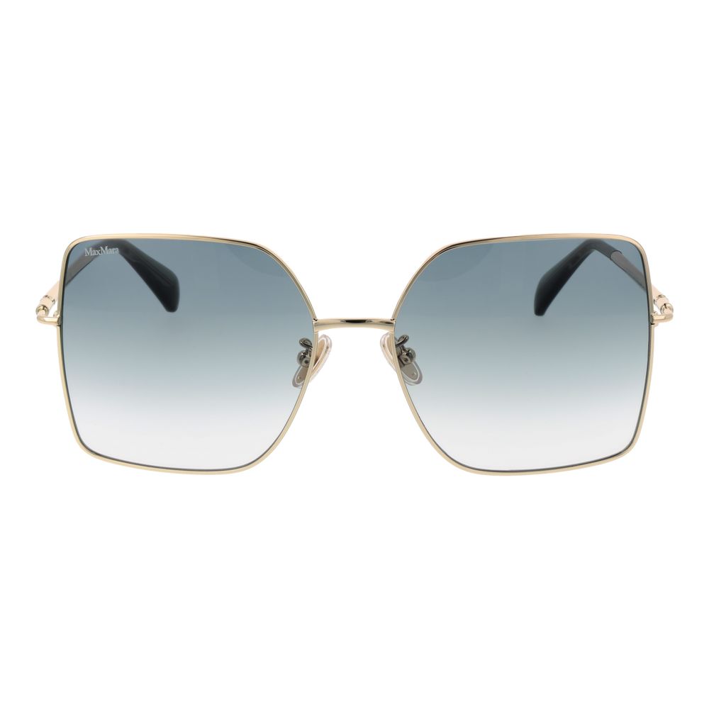 Max Mara Gold Metal Sunglasses