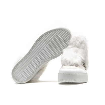 Mr&Mrs Italy White Cotton Women Sneaker