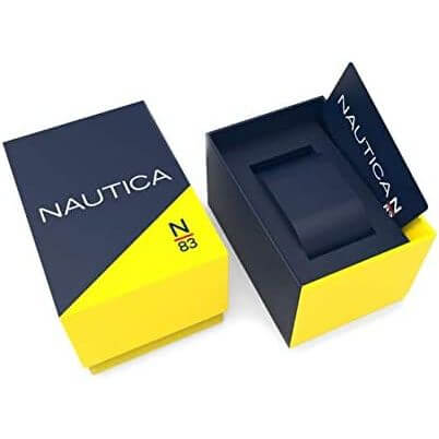 NAUTICA Mod. NAPFWS005 official packaging box for quartz analog multifunction gent bracelet watch